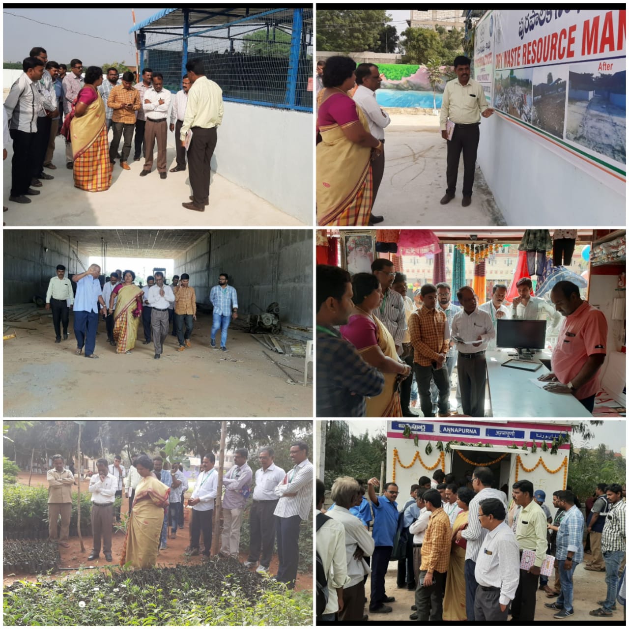 MANA NAGARAM Evaluation/inspection by Joint Collector along with the tam from the District Collector Medchal Malakajgiri in Kompally Municipality 