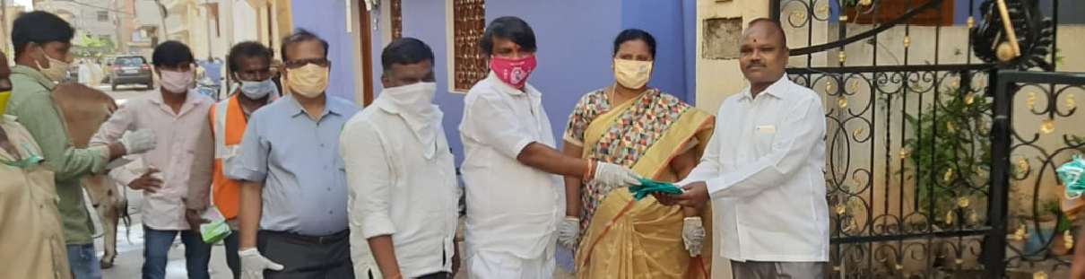 Distribution of Masks  for Prevention of COVID-19