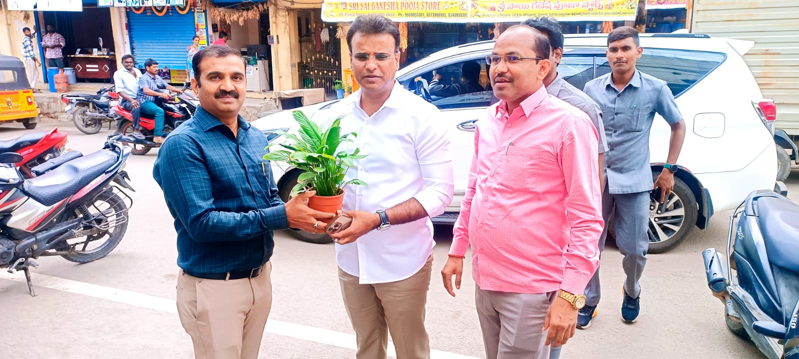 Hon ble MLA will take review with Engineers, TPO, RO ,DGM water supply and electrictricity officials at  Kompally Municipal office.