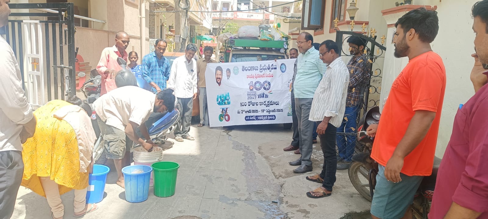 As part of 100 Days Launching Program in Kompally Municipality