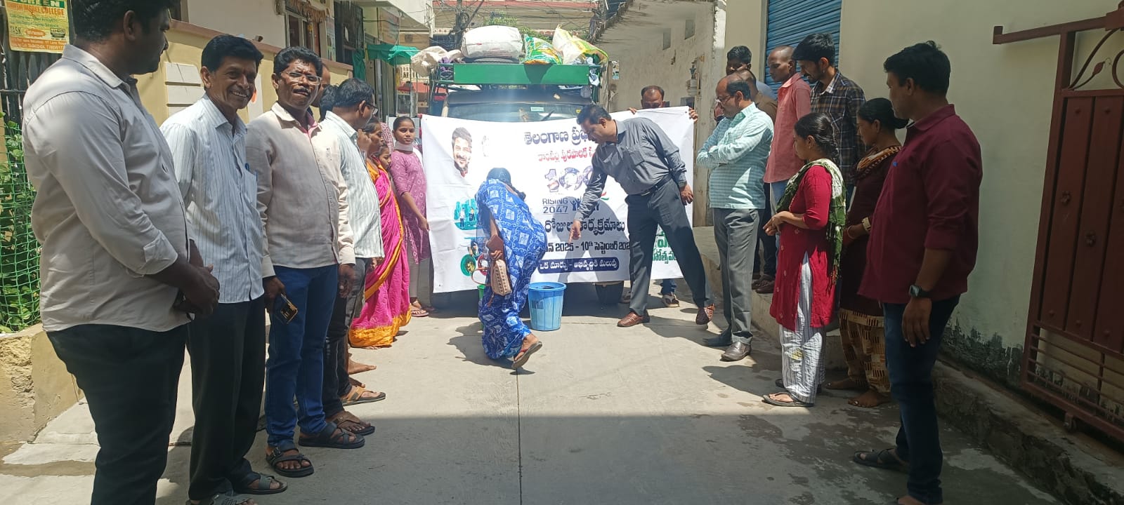 As part of 100 Days Launching Program in Kompally Municipality