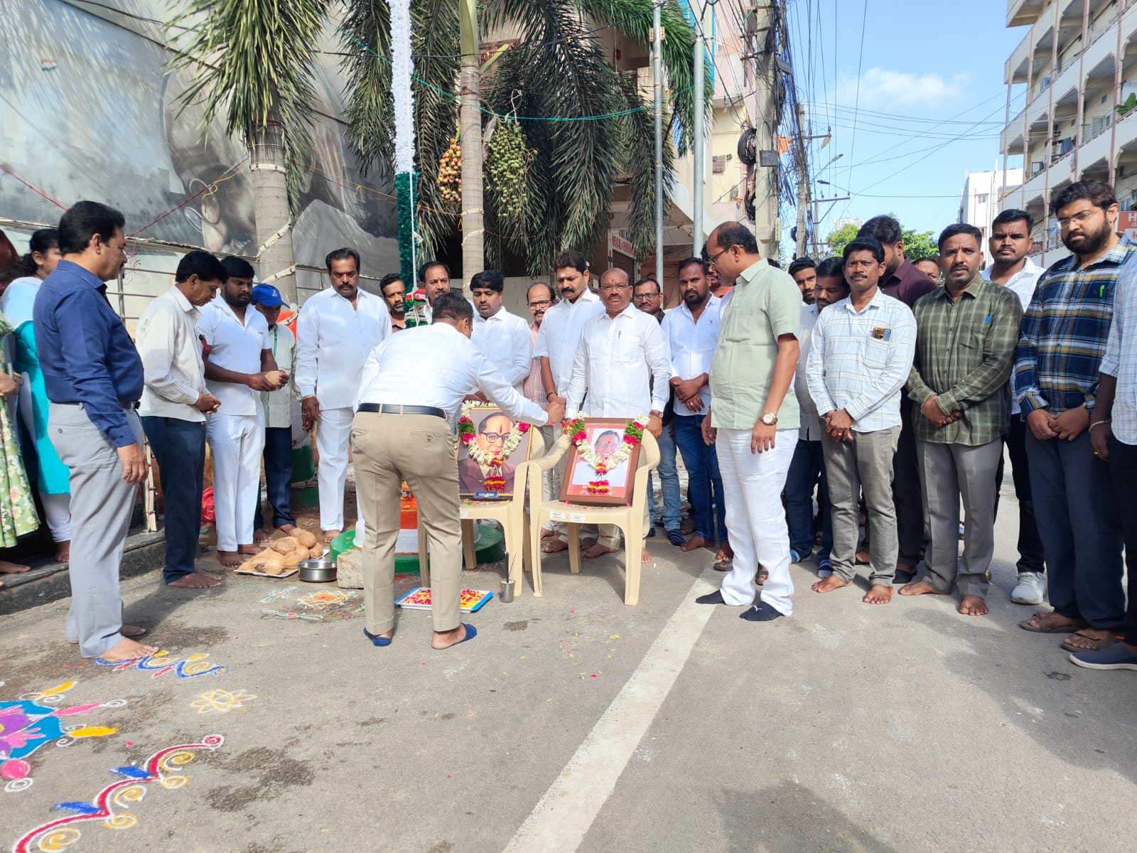 As part of 100 Days Launching Program in Kompally Municipality