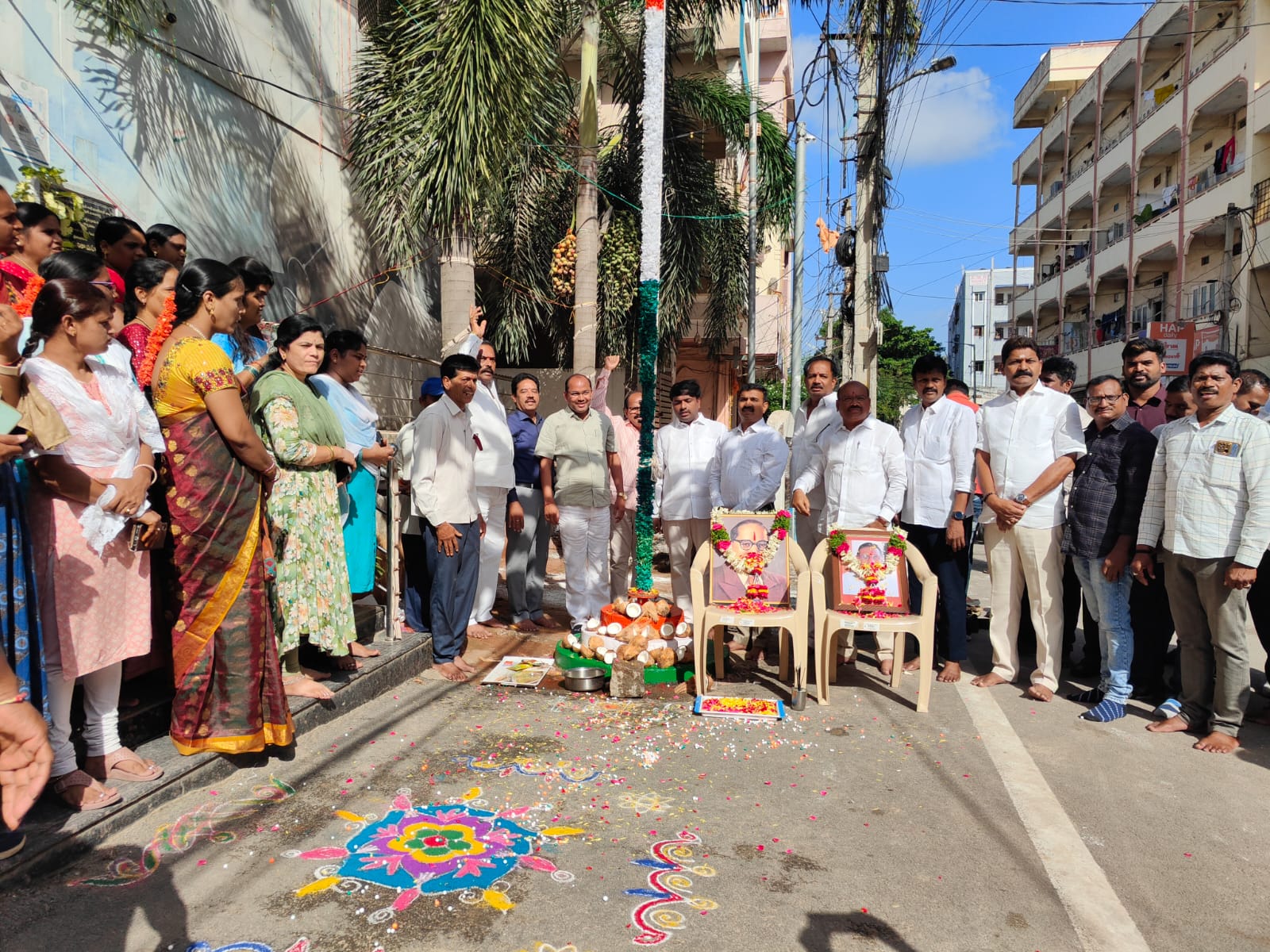 As part of 100 Days Launching Program in Kompally Municipality